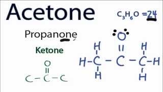 Acetone Lewis Structure How to Draw the Lewis Structure for Acetone [upl. by Jeremy98]