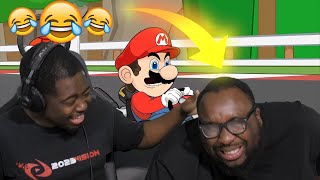 Racist Mario REACTION Flashgitz CRYING from LAUGHTER [upl. by Leslee]