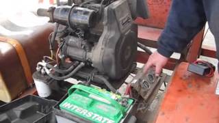 LOMBARDINI KOHLER DIESEL 75HP 6LD260 WITH 12V ALTERNATOR OUTPUT SOLD [upl. by Sajet]