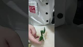 Cucumber vegetable cutting and design idea [upl. by Ibrad]