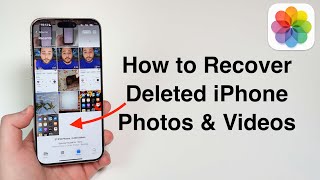 How To Recover Deleted iPhone Photos and Videos  Even Deleted From Trash [upl. by Aynosal]