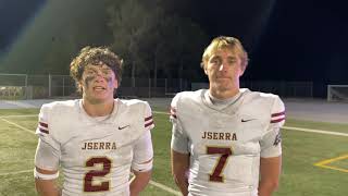 Lions Postgame Senior Logan Christensen and junior Ryan Hopkins [upl. by Carleen]