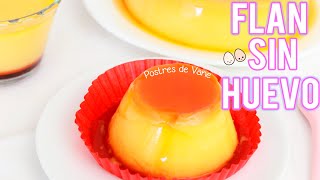 FLAN de MAICENA receta SIN HUEVO y SIN HORNO  Postres de Vane [upl. by Massingill776]