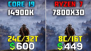 Core i9 14900k vs Ryzen 7 7800x3D [upl. by Aivart]