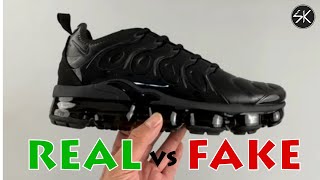 VAPORMAX PLUS Triple Black REAL VS FAKE [upl. by Meggi485]