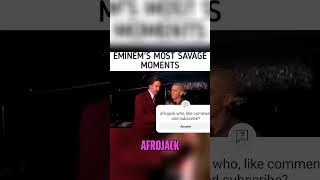 Eminem Trolls Afrojack Ron Burgundy Interview shorts [upl. by Anyehs]