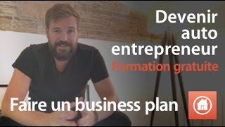 Auto entrepreneur  Comment faire un business plan [upl. by Eikcid798]