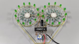 NEW Top 2 Electronic Project  Dual Ring Running LED Chaser with Night Lamp using Glue stick [upl. by Liamsi159]