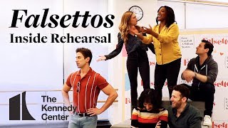 Falsettos Inside Rehearsal  The Kennedy Center [upl. by Ecinom405]