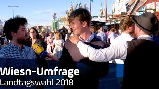 Was sagen die OktoberfestBesucher zur Landtagswahl 2018  WiesnUmfrage  ANTENNE BAYERN [upl. by Mak913]