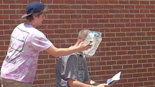 Giant Pie In The Face Prank [upl. by Shinberg]