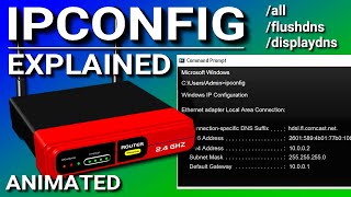 IPCONFIG Explained  Flush DNS Cache [upl. by Allard]