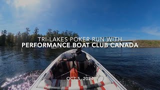 Performance Boat Club Canada Poker Run Oct 2024 [upl. by Vasyuta751]