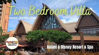 2Bedroom Villa Island Garden View Tour  Aulani A Disney Resort amp Spa  Ko Olina  Hawaii [upl. by Dlanod]