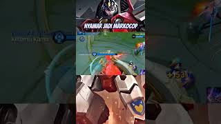 Gameplay aldous Markocop Ketemu dark sistem mobilelegends [upl. by Goodrich46]