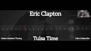 Eric Clapton  Tulsa Time  Tab Guitar [upl. by Nailil32]