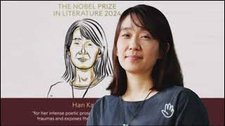 2024 Nobel Prize in Literature Han Kang southkorea nobelprize nobelprizeforliterature [upl. by Knick]