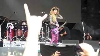 Steel Panther  Lexxi Foxx Solo  Monsters Of Rock  24042015 [upl. by Brady]