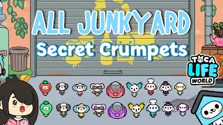 All Junkyard Secret Crumpets in Toca Life World  Toca Boca  Shintomi [upl. by Atoel]