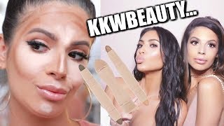 HONEST AF REVIEW  KKW BEAUTY CONTOUR  HIGHLIGHT KIT  HIT OR MISS [upl. by Missi498]