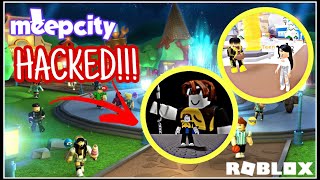 MEEPCITY GOT HACKED MEEPCITY PARTIES ROBLOX [upl. by Itram]