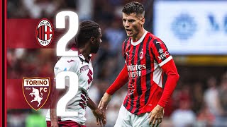 Morata and Okafor claw a point back in MilanTorino  AC Milan 22 Torino  Highlights Serie A [upl. by Col]