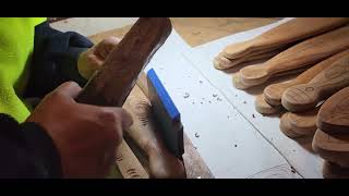 Carving a traditional Maori Mere 1 [upl. by Pascale]