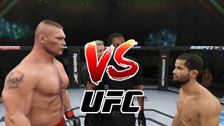 Brock Lesnar vs Jussier Formiga  EA Sports UFC 4  K1 Rules [upl. by Aihtenyc]