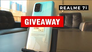 Realme 7i GIVEAWAY  90Hz  5000 maH battery  1288GB RAM [upl. by Adnohsak929]