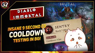 Testing 9 Second Sentry Cooldown In Battleground  Its Insane  Diablo Immortal [upl. by Eire]