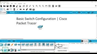 Cisco Packet tracer Switch configuration step by step [upl. by Nwad]