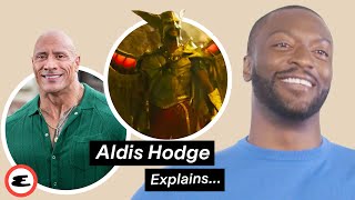 Black Adams Aldis Hodge on Playing Hawkman amp Almost Hanging Up On The Rock  Explain This  Esquire [upl. by Boycie]