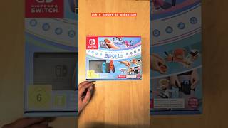 UNBOXING NINTENDO SWITCH SPORTS EDITION unboxing nintendoswitch nintendo [upl. by Enad]