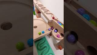 marble Run Race ASMR 151 Wooden Wave Course Colorful Marbles marblerun marblerunrace asmr [upl. by Roderigo938]