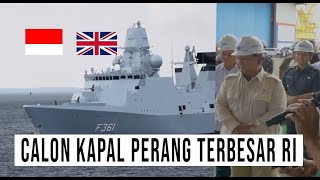 PRABOWO SIDAK PEMBUATAN KAPAL PERANG TERBESAR INDONESIA DI PT PAL [upl. by Enelcaj10]