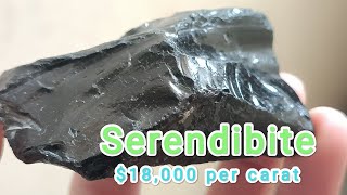 Green SERENDIBITE 18000 per carat gem STONE  AmatsvieSOfficial YouTube youtubecreators [upl. by Ellehcan]