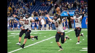 2023 MHSAA D8 Football Finals Ubly 21 Ottawa Lake Whiteford 6 November 25 2023 [upl. by Norok]