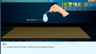 Preparing a Semi Permeable Membrane  Lab Activity 3 [upl. by Atlee]