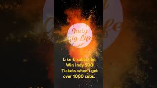 Indy 500 tickets giveaway when I get over 1000 subscribers [upl. by Harlie803]