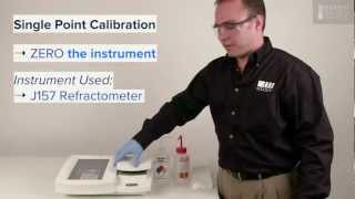 Refractometer Calibration How to Perform a Single amp two Point Calibration on a Rudolph J157 [upl. by Stephanus]