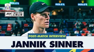 quotIt Got Stressfulquot  Jannik Sinner Reflecting On His Battle With Tomas Etcheverry [upl. by Siuol245]