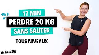 HIIT pour PERDRE 20KG SANS SAUT et SANS RÉGIME ✨ Sans Matériel  FlashFitHome [upl. by Heck]