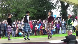 Scotlands Stirling Highland Games Highland Dancing Narrated [upl. by Philina]