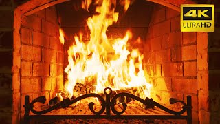 🔥 FIREPLACE 10 HOURS ULTRA HD 4K 🔥 Relaxing Fire Burning Video amp Crackling Fireplace Sounds [upl. by Pacien]