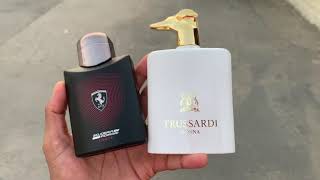 Trussardi Donna EDP Intense amp Scuderia Ferrari Forte Arabic  عطرين للجنسين ولكل الفصول [upl. by Coretta162]