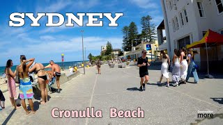 Sydney Australia BeachesCronulla  Walking tour [upl. by Bradwell]