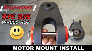 MAZDASPEED 3 DAMOND REAR MOTOR MOUNT INSTALL [upl. by Nancee523]