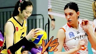 Zhu Ting vs Tijana Boskovic  2017 CEV Champions League 1st round【Highlights】 [upl. by Mcmahon]