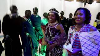 Longido Maasai Warriors at Maa Night in Arusha July 2017 [upl. by Macknair]