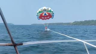 Varsha Aarohi Parasailing in Goa Oct 2022 [upl. by Aliuqaj723]